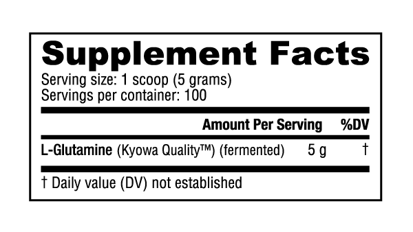 NutraBio - Glutamine