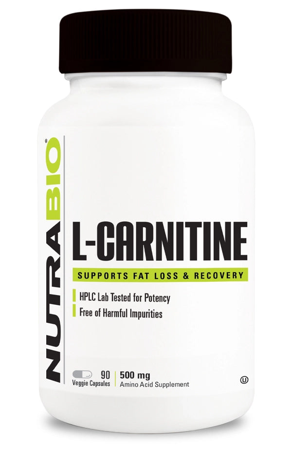 NutraBio - L-Carnitine 90 veggie capsules