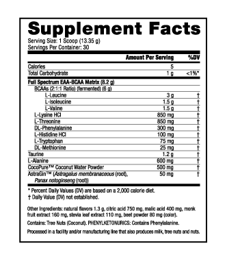 NutraBio - EAA raw unflavored