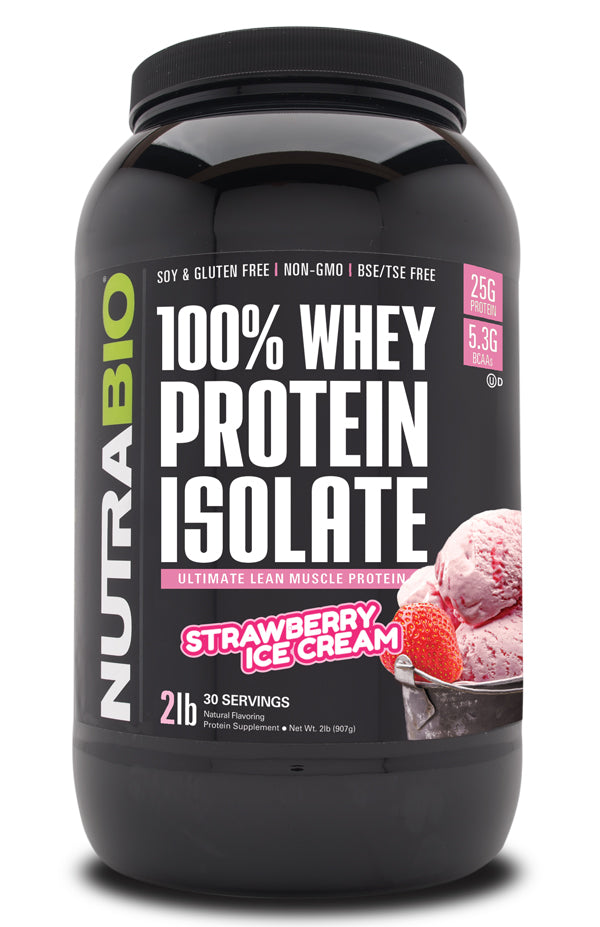 NutraBio - 100% Whey  Protein Isolate