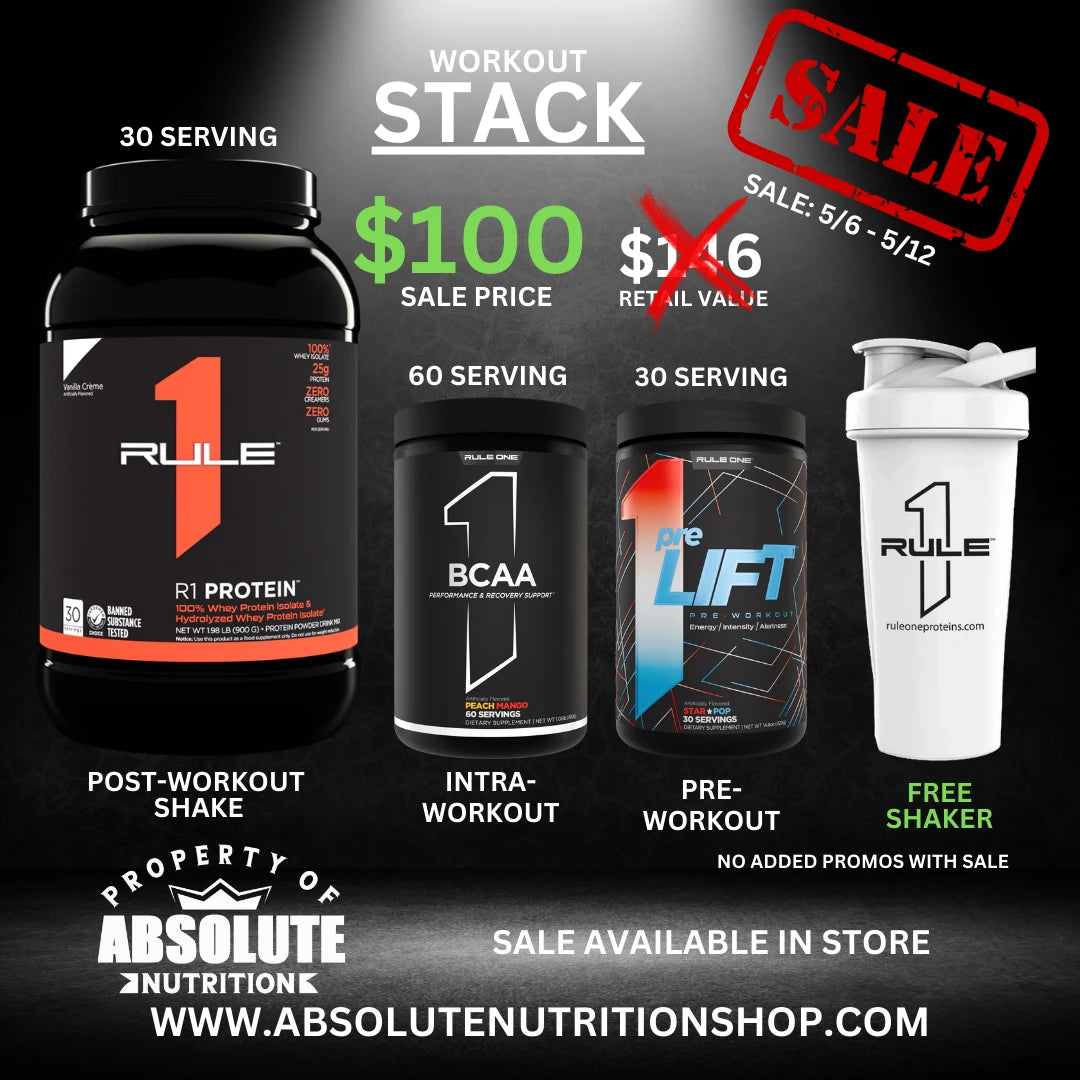 Rule 1 Protein Workout Stack