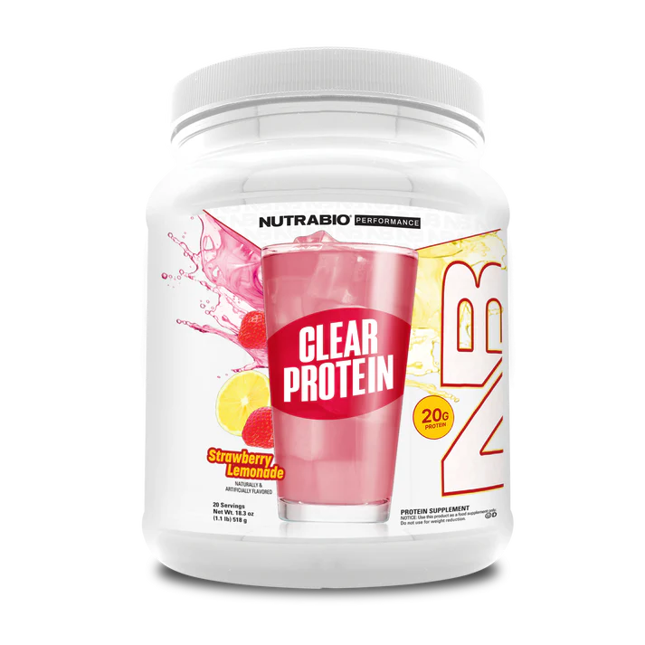 NutraBio - Clear Whey Protein Isolate 20 Servings