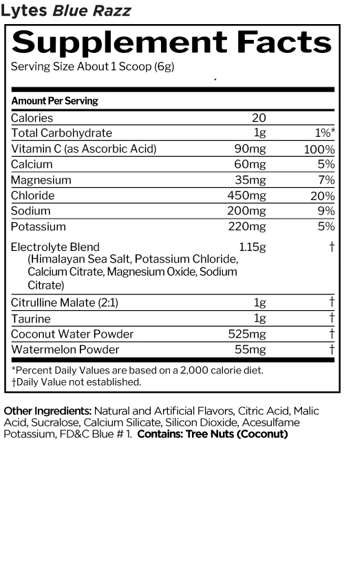 Rule 1 - LYTES+ hydration