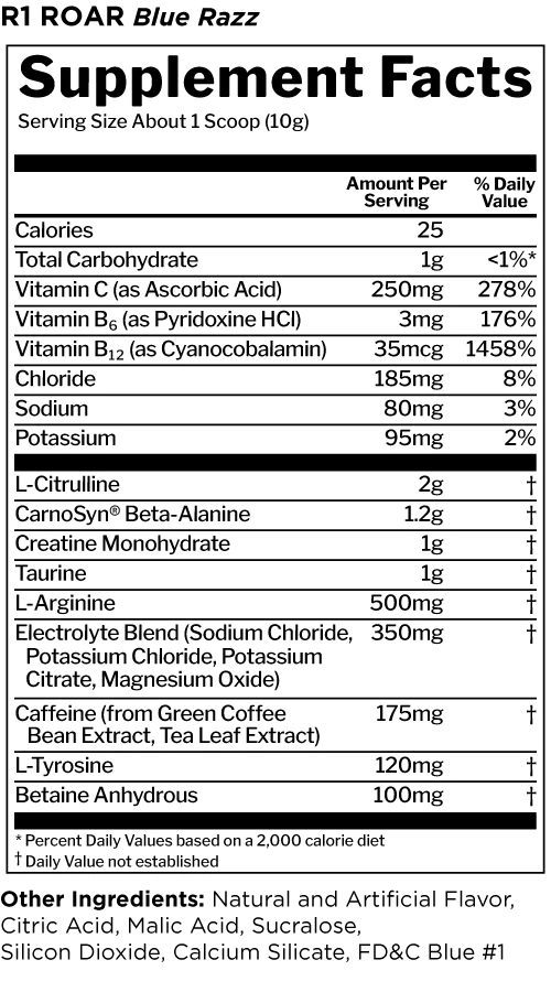 Rule One Protein - Roar Pre-Workout