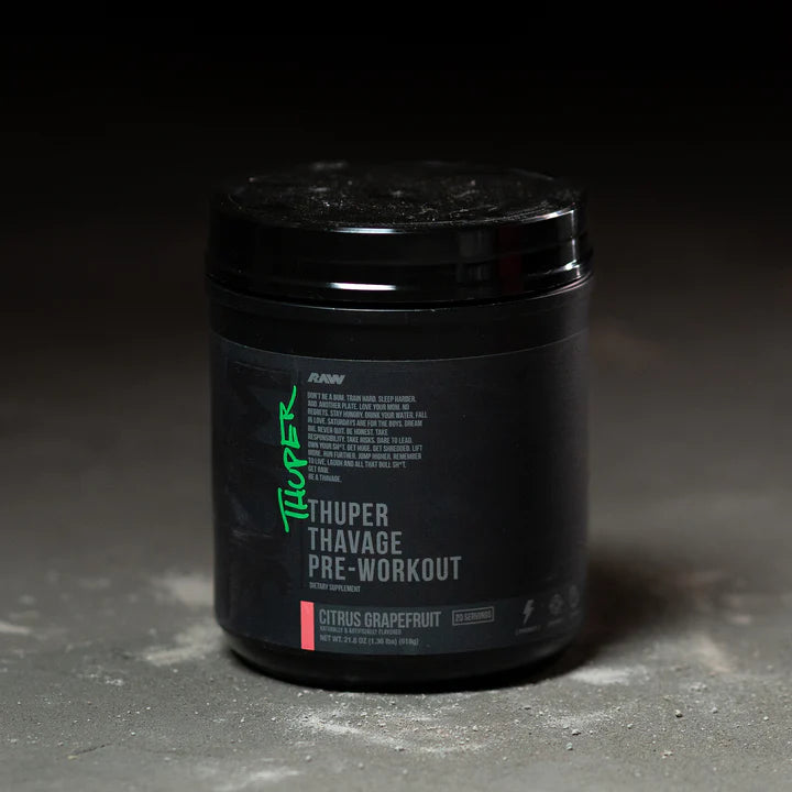 Raw Nutrition X Bum - Thuper Thavage High Stim Pre-Workout