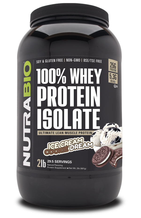 NutraBio - 100% Whey  Protein Isolate
