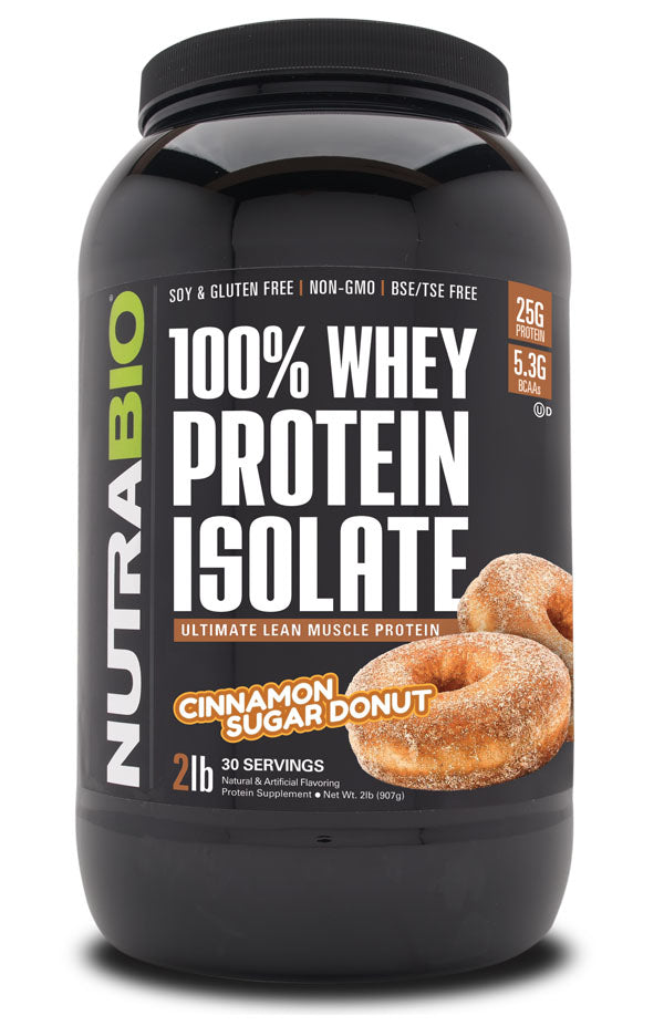 NutraBio - 100% Whey  Protein Isolate