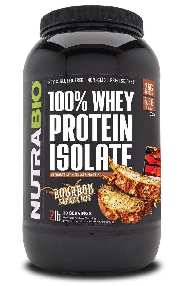 NutraBio - 100% Whey  Protein Isolate