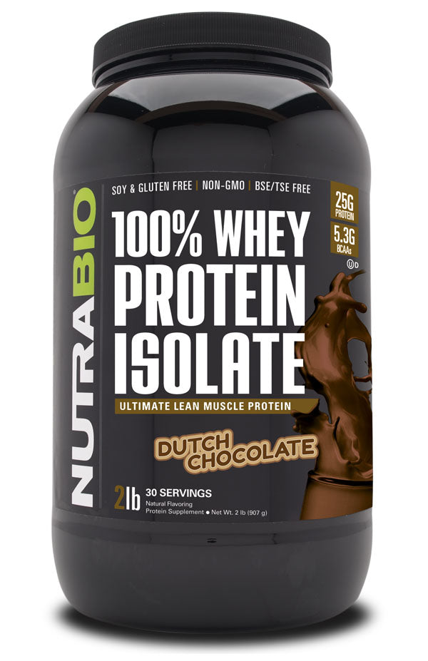 NutraBio - 100% Whey  Protein Isolate