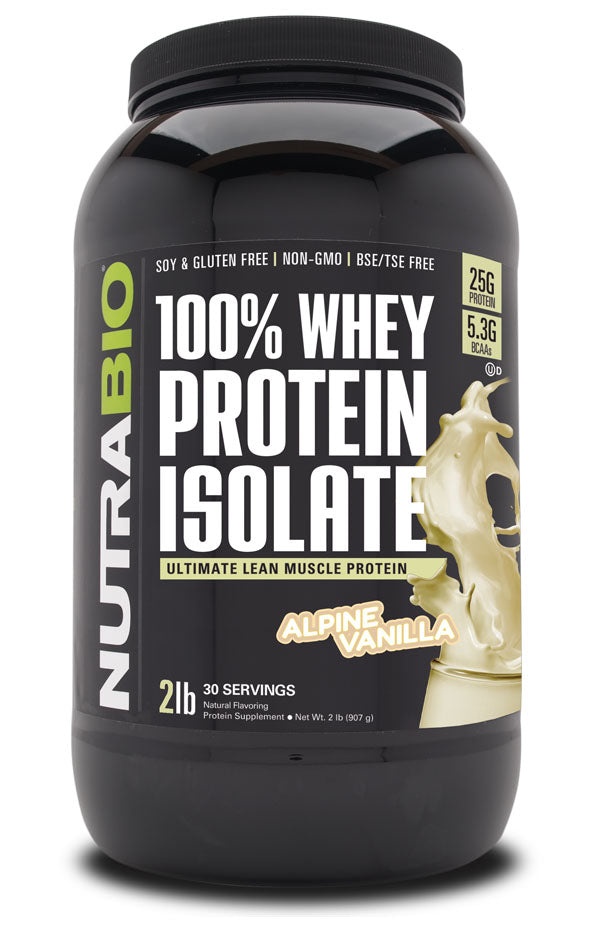 NutraBio - 100% Whey  Protein Isolate